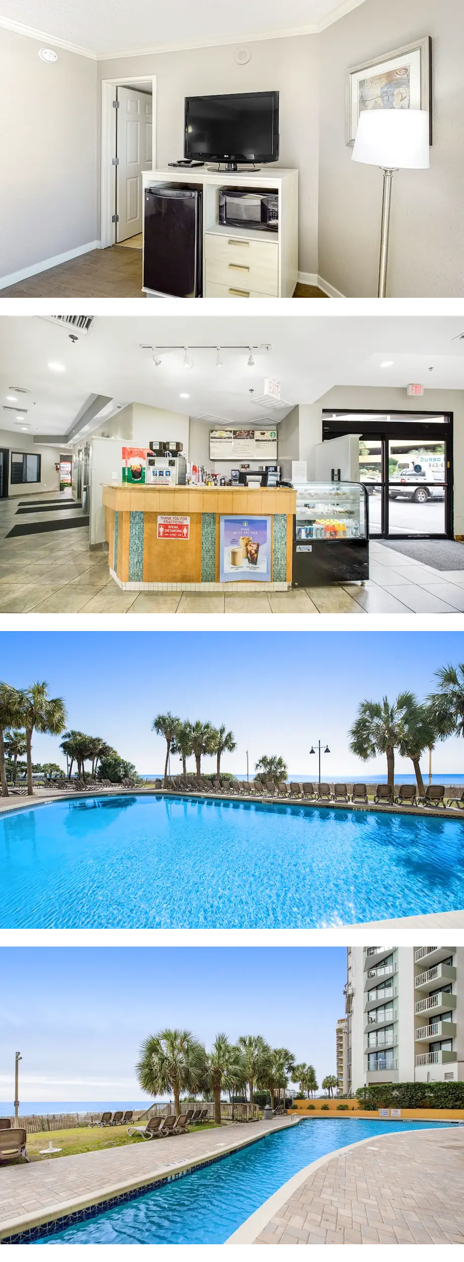 18th-floor ocean-view studio with pool, ...