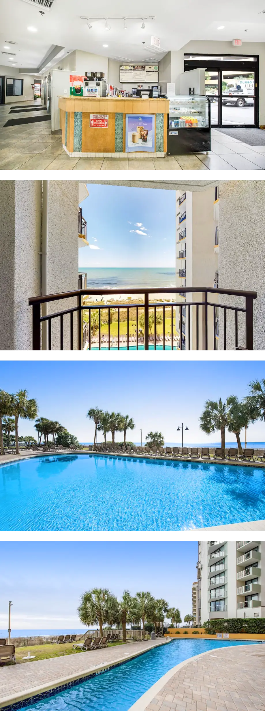 7th-floor ocean-view studio with WiFi, p...