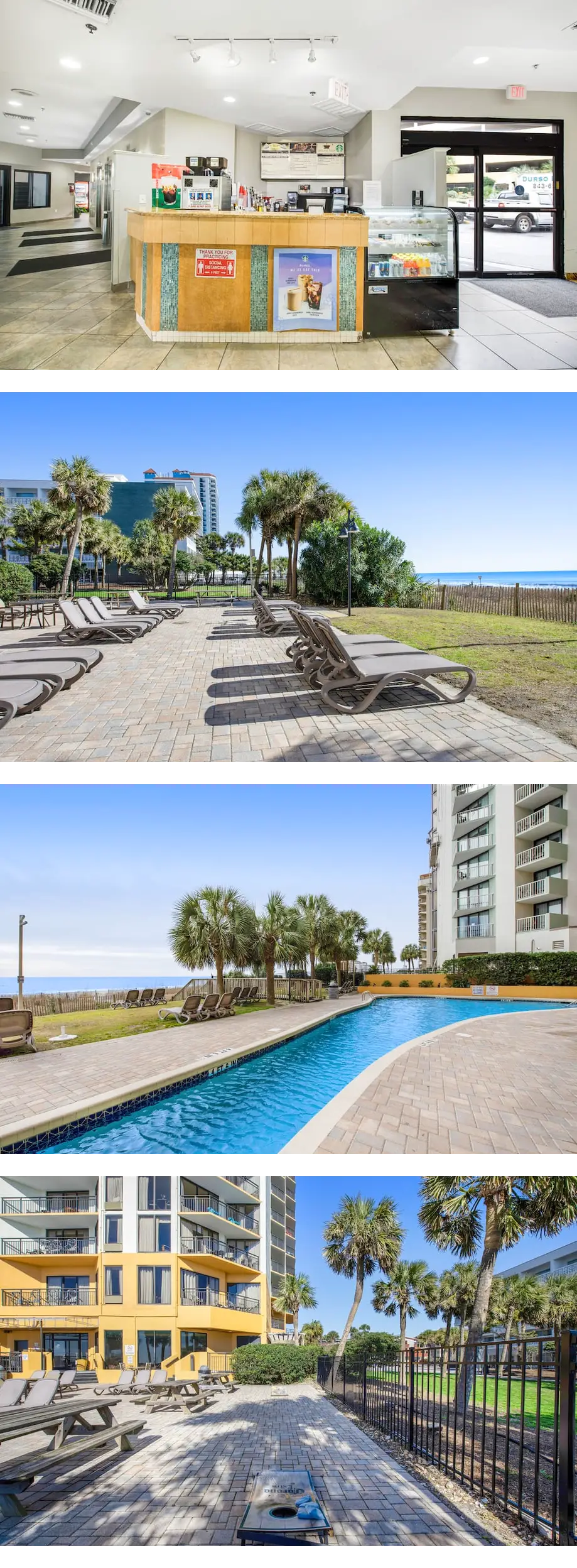 5th-floor ocean-view studio with pool, h...