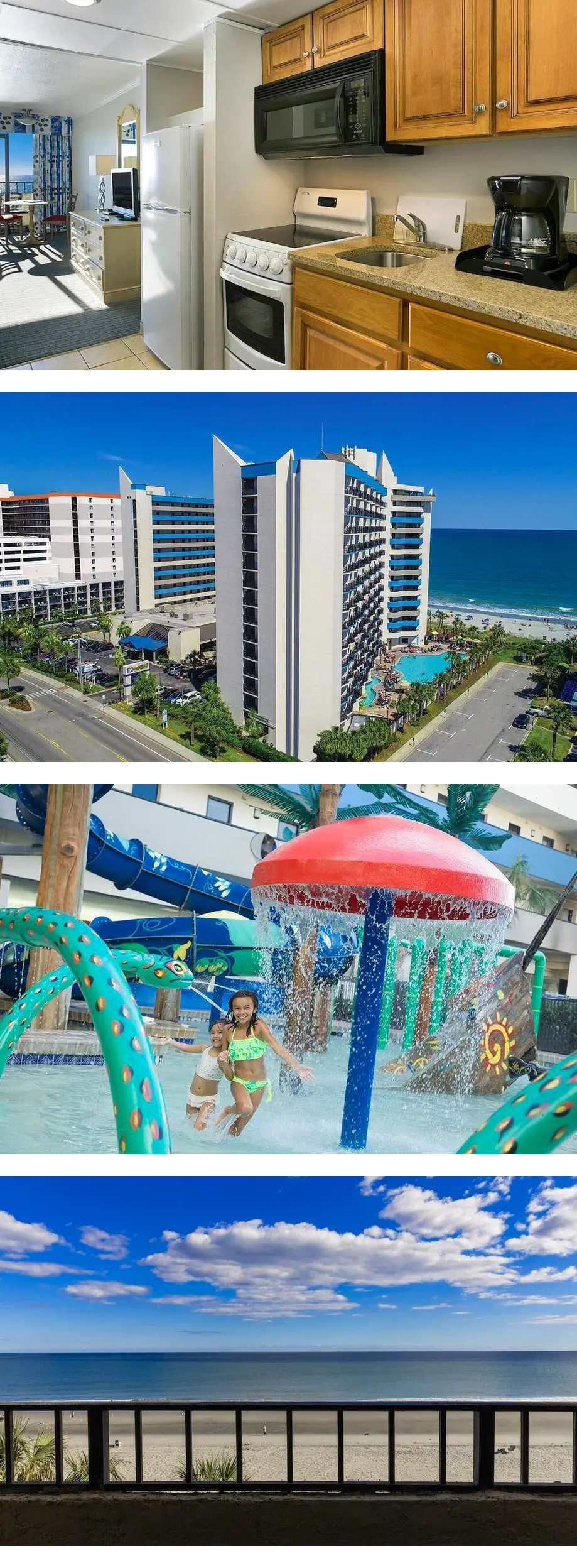 Coastal Elegance Oceanfront Efficiency 4th Floor