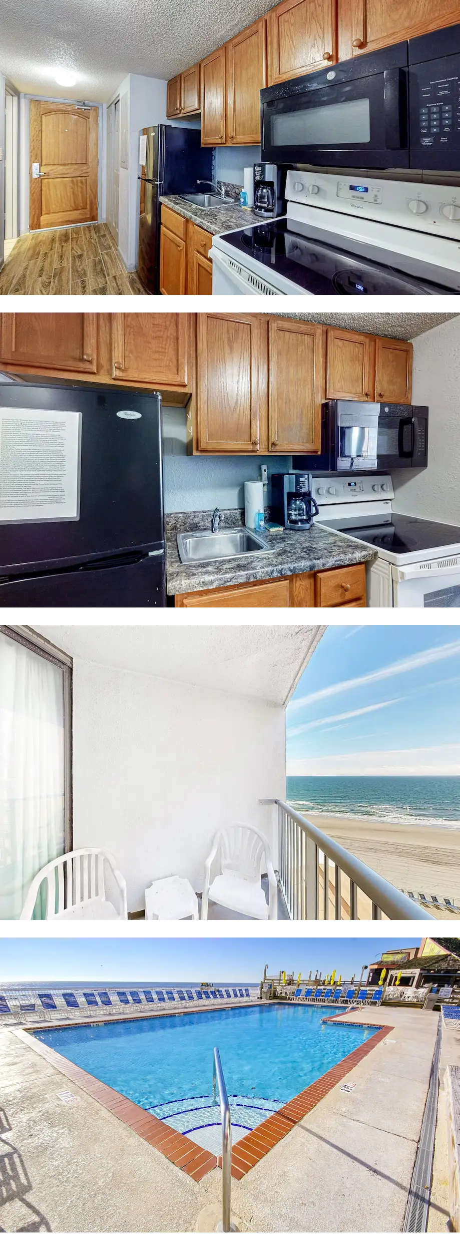 Charming oceanfront condo with pool, hot...