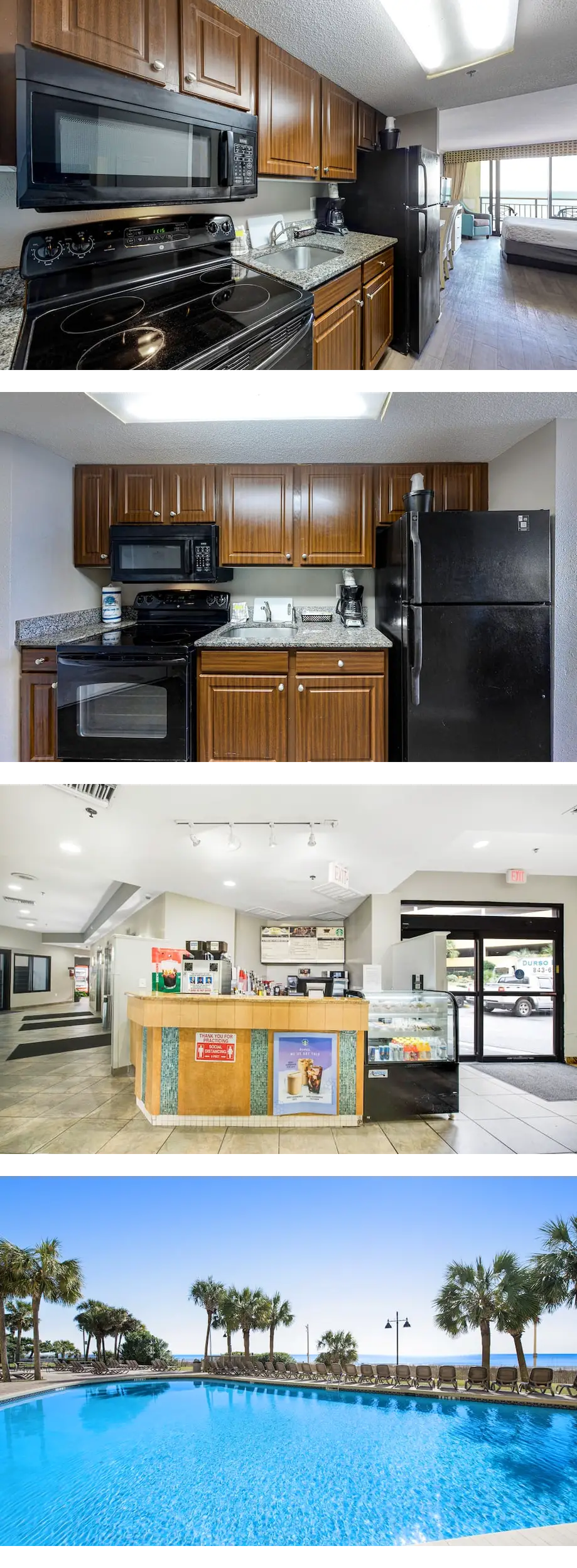 16th-floor oceanfront studio with AC, po...