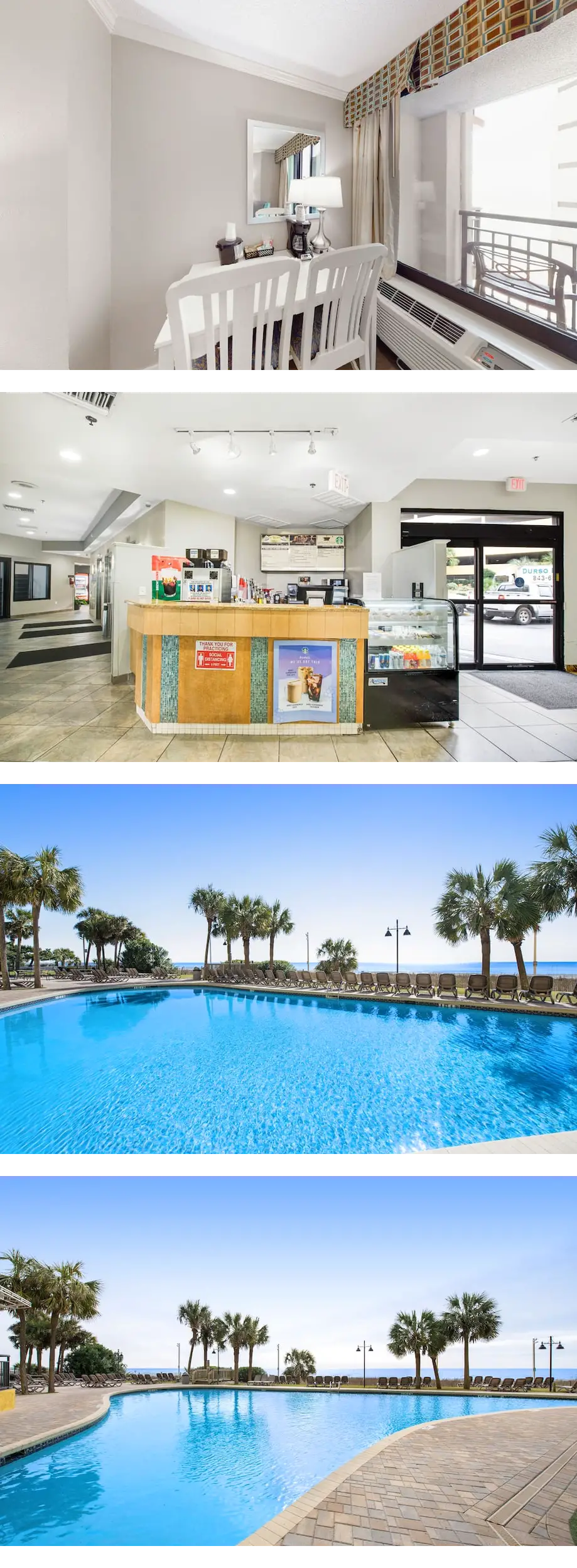 15th-floor ocean-view studio with AC, Wi...