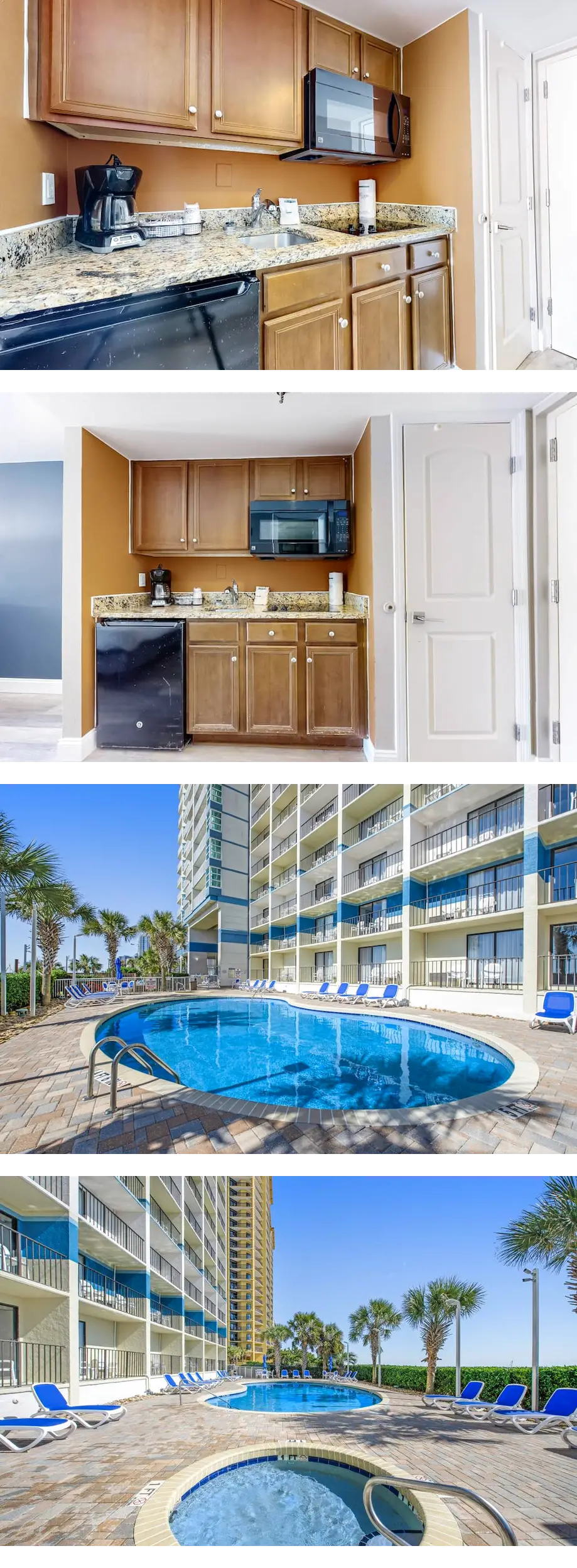 1st-floor oceanfront studio with pool, l...
