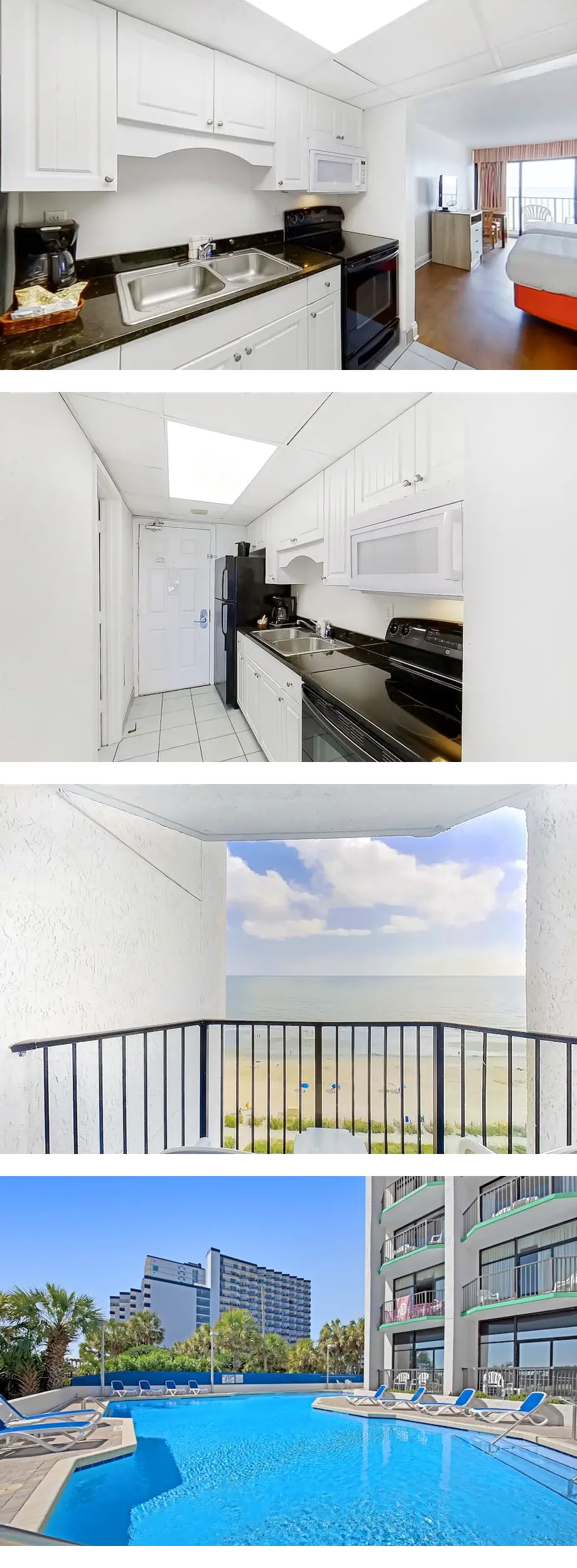 10th-floor oceanfront studio with pool, ...
