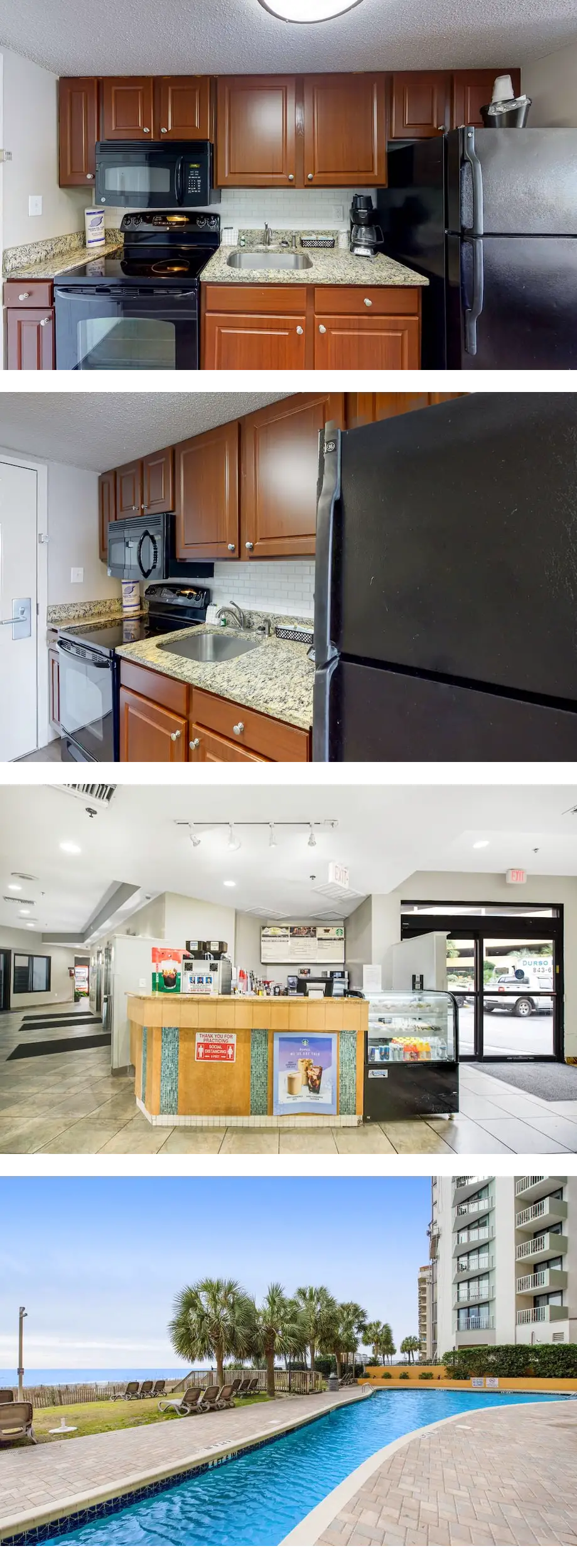 14th-floor oceanfront studio with AC, Wi...