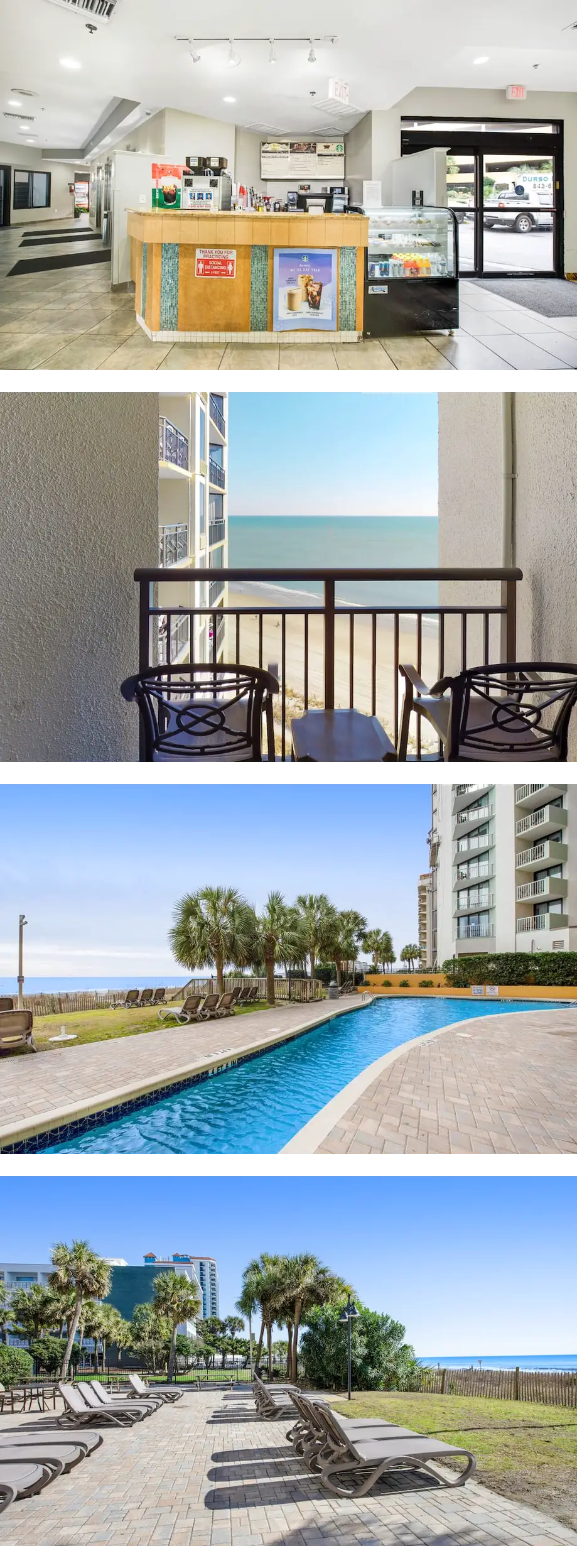 16th-floor ocean-view studio with WiFi, AC, pool & hot tub - dog-friendly