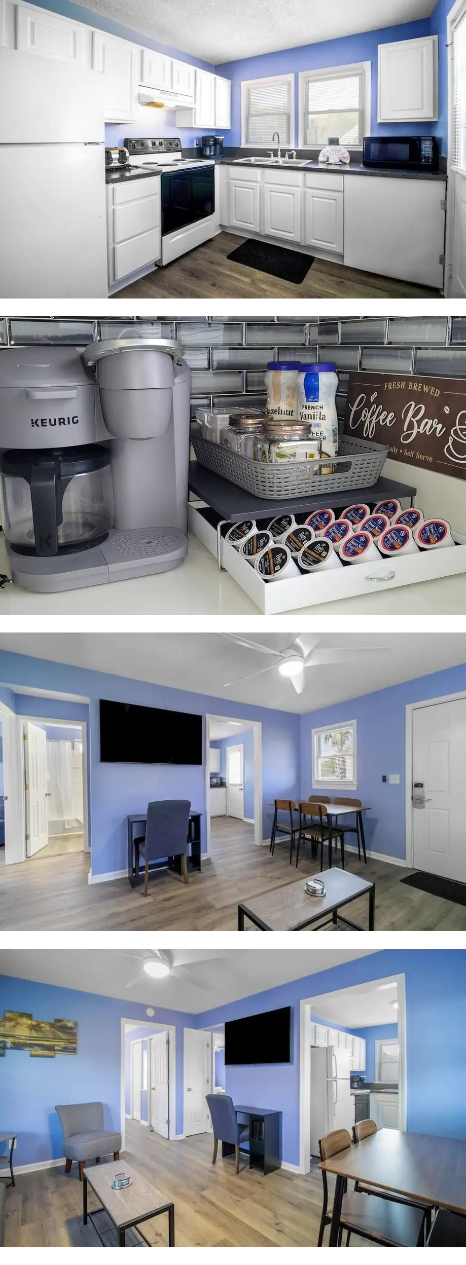 Big Blue: Serene Suite 2 Blocks from the Beach!