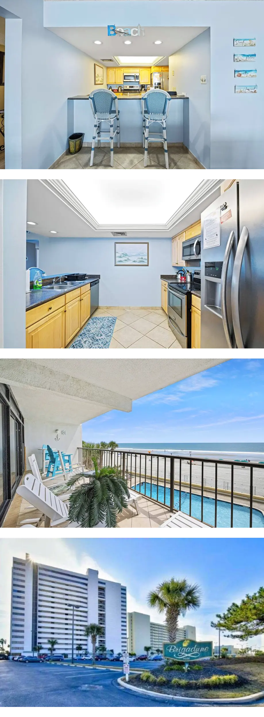 Brigadune 3F - 3 Bed/2 Bath Ocean Front ...