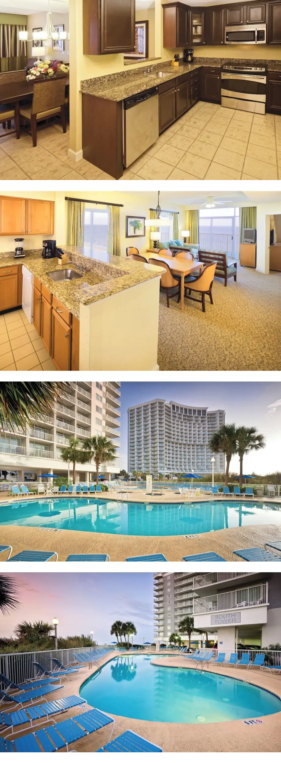 Wyndham SeaWatch | Four 2BR/2BA Suites
