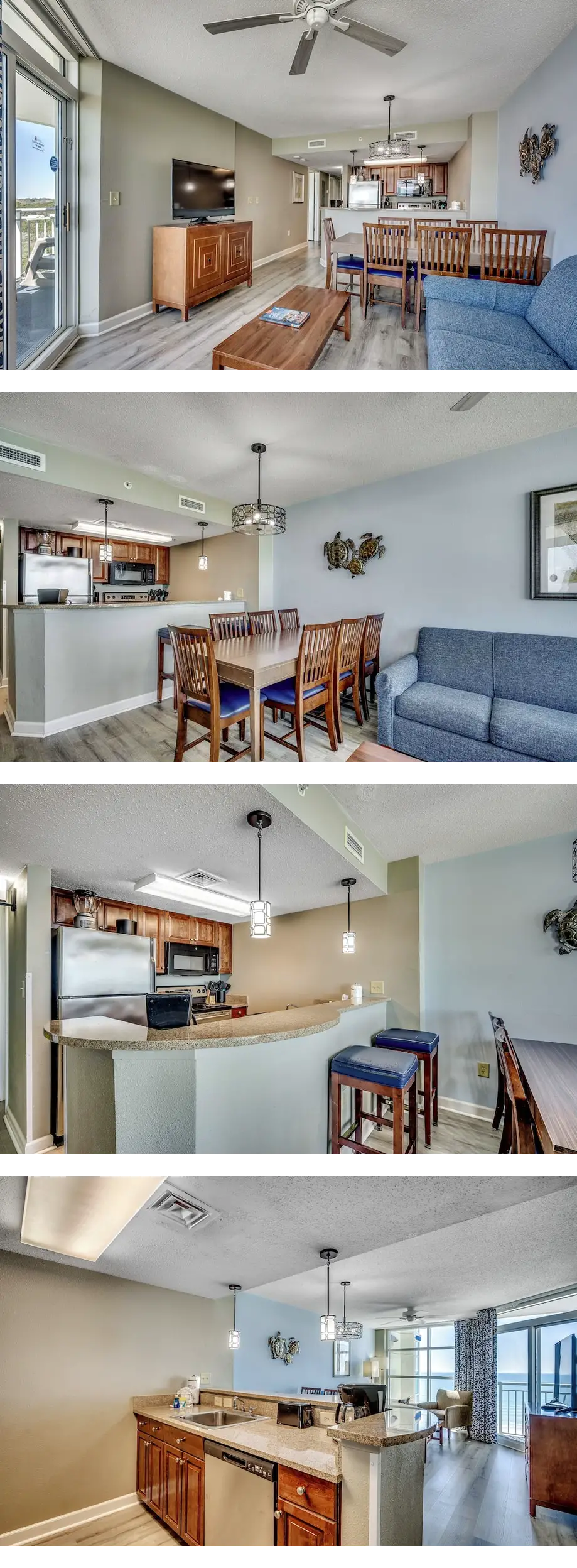 Ocean View 2 Bedroom 2 Bath Sleeps 8