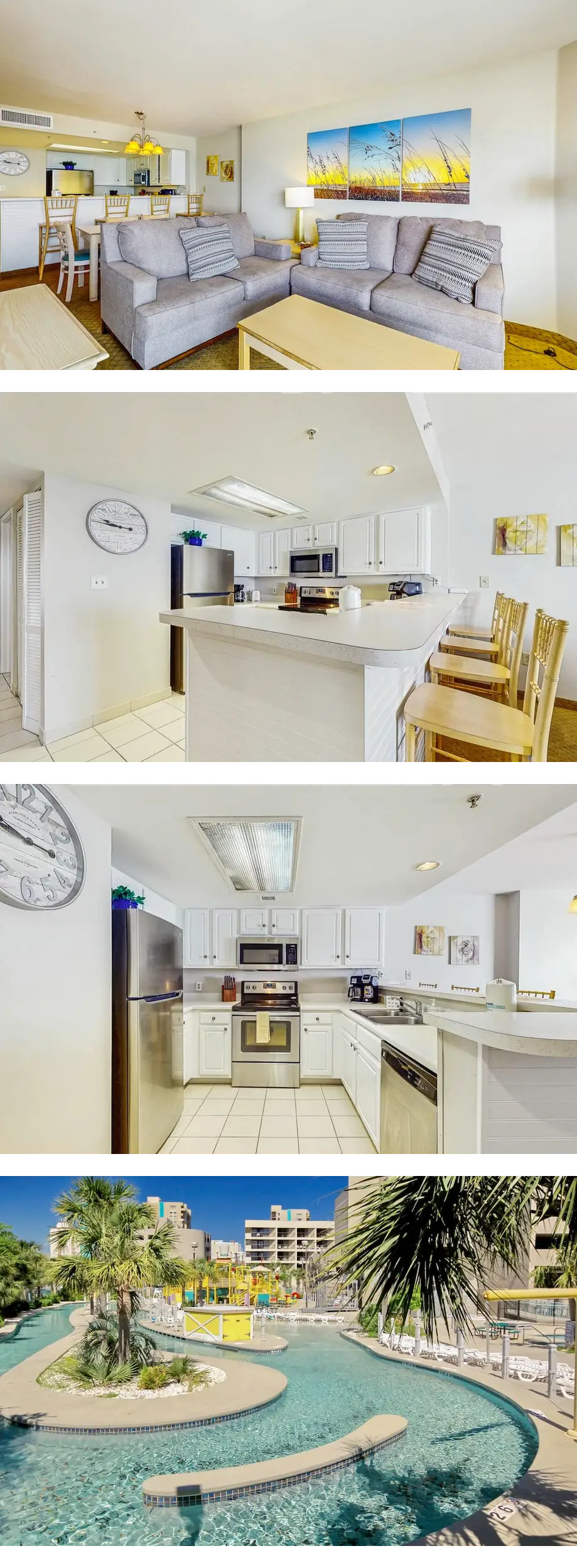 Oceanview condo with pool, hot tub, priv...