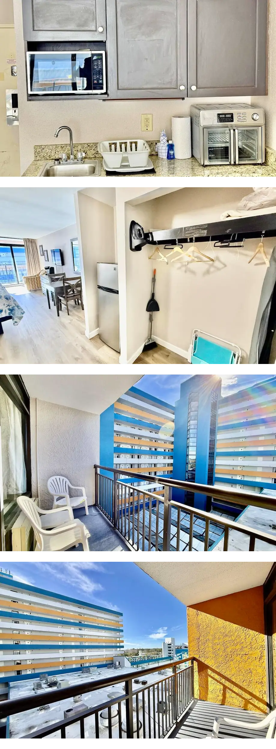 King bed studio amenities 812