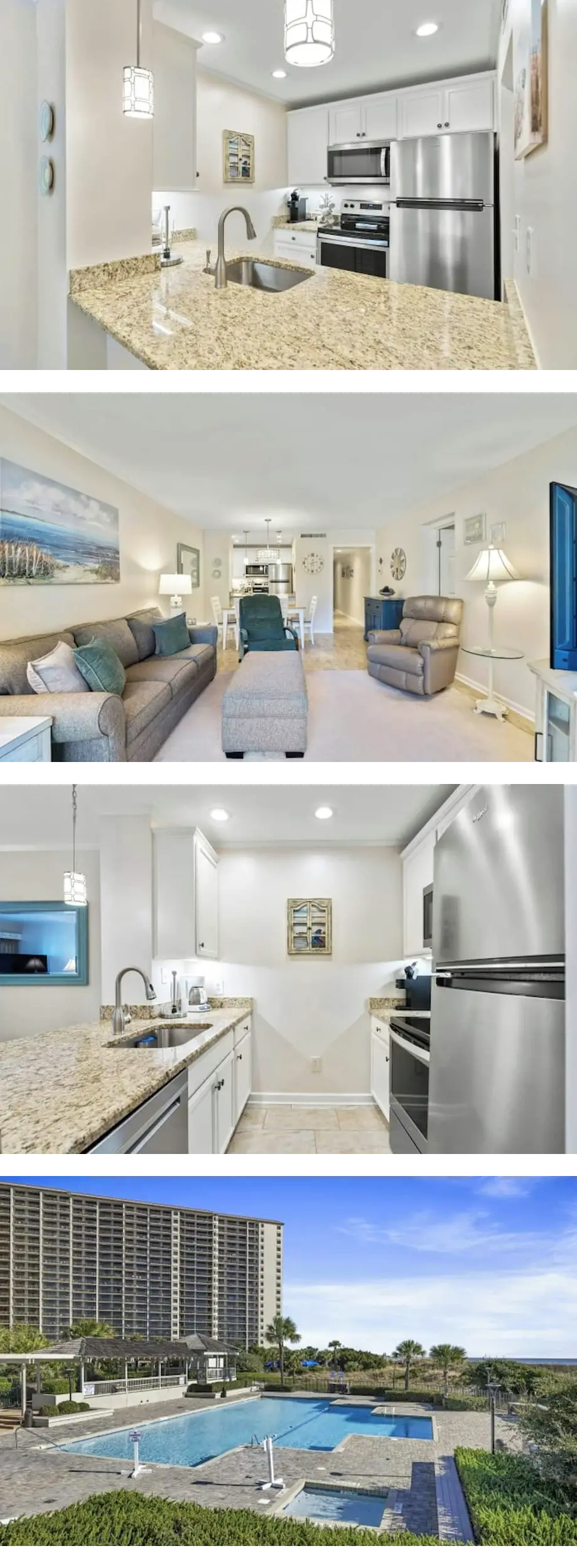 Ocean Creek Resort 2182 2BR/2BA with Coastal Charm