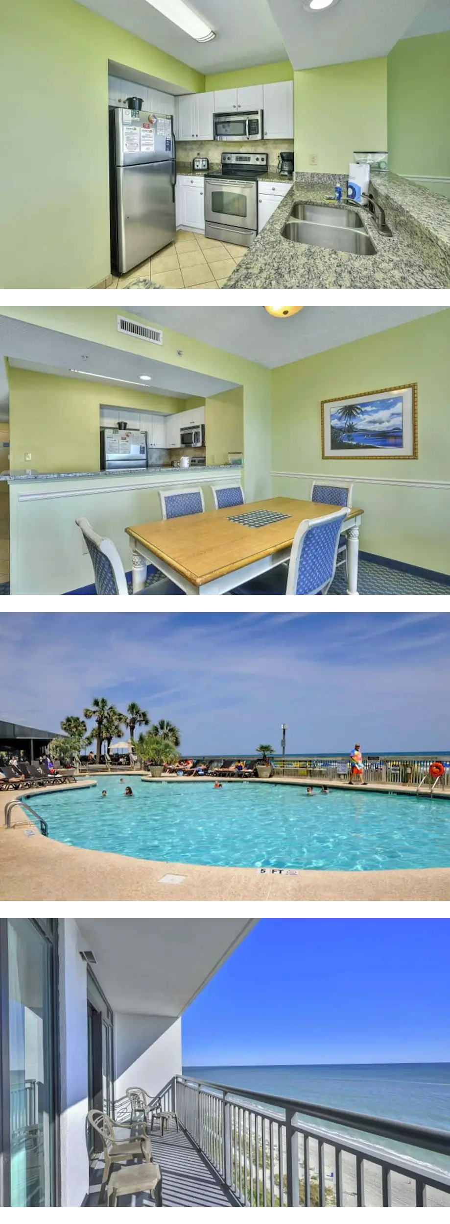 Caribbean Resort 1008- Oceanfront 2BR/2B...