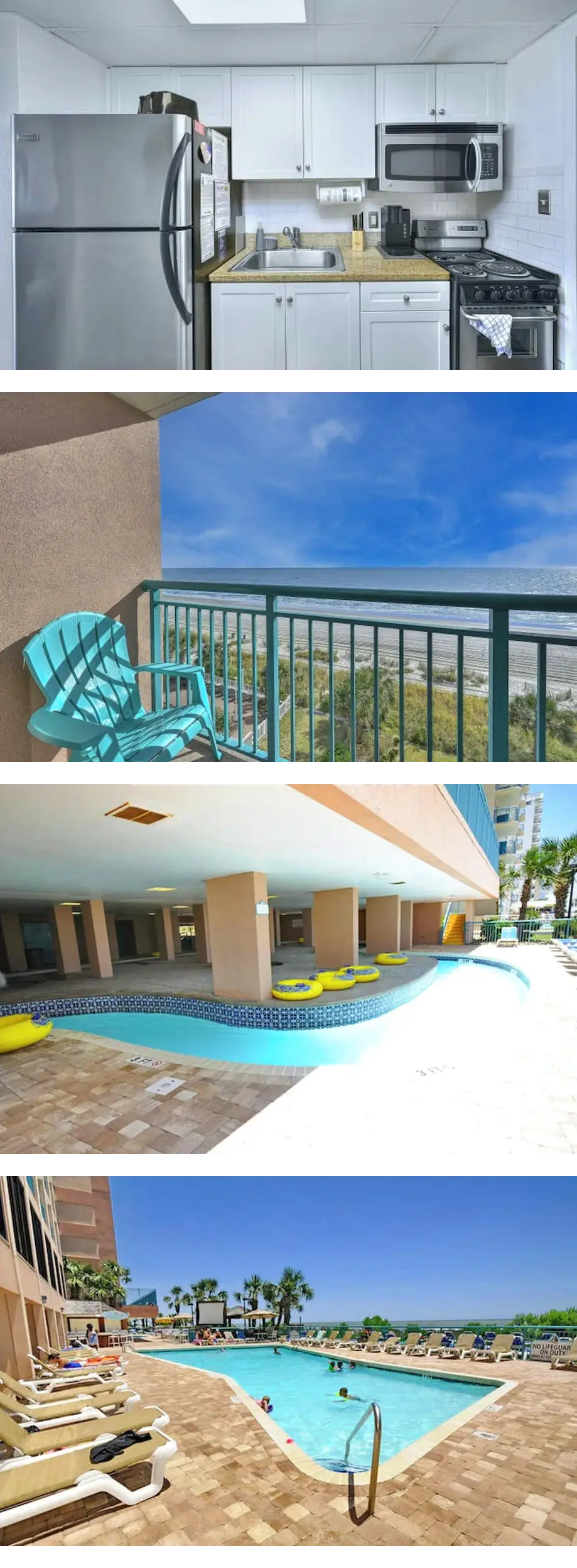 Sandcastle South 621- Oceanfront 1BR- Myrtle Beach