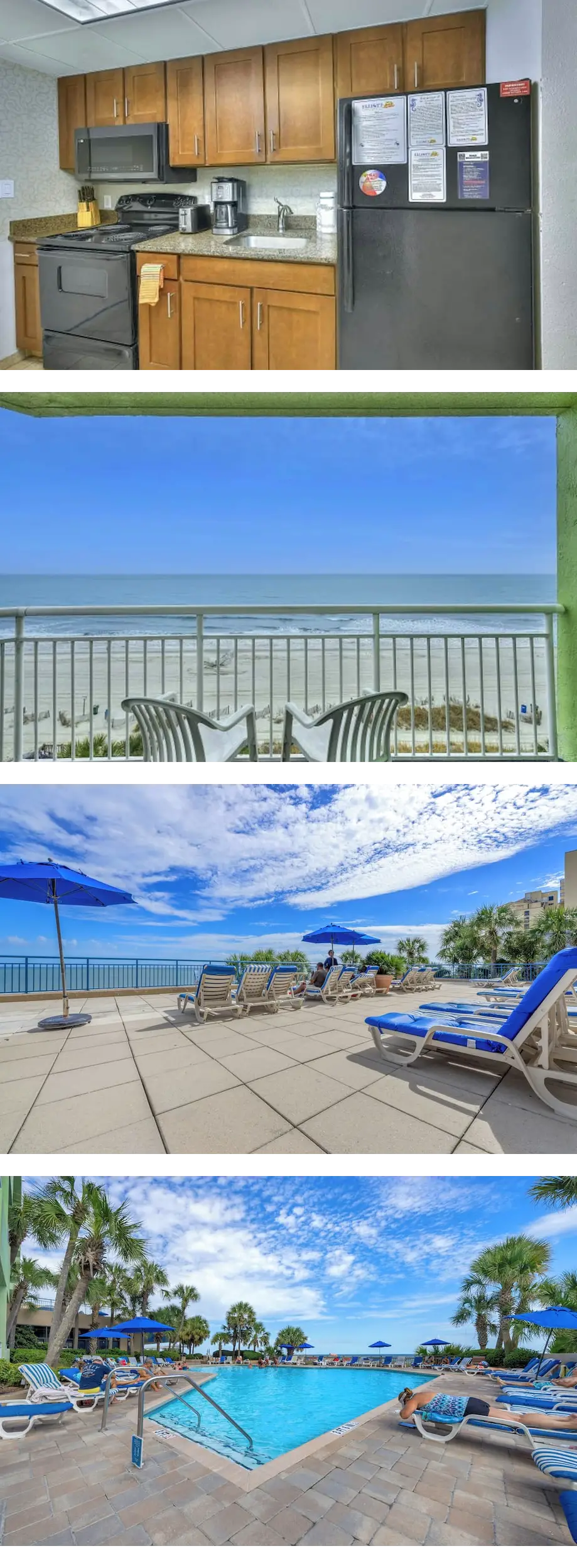 Oceanfront Coral Beach 602- 1BR/1BA- Poo...