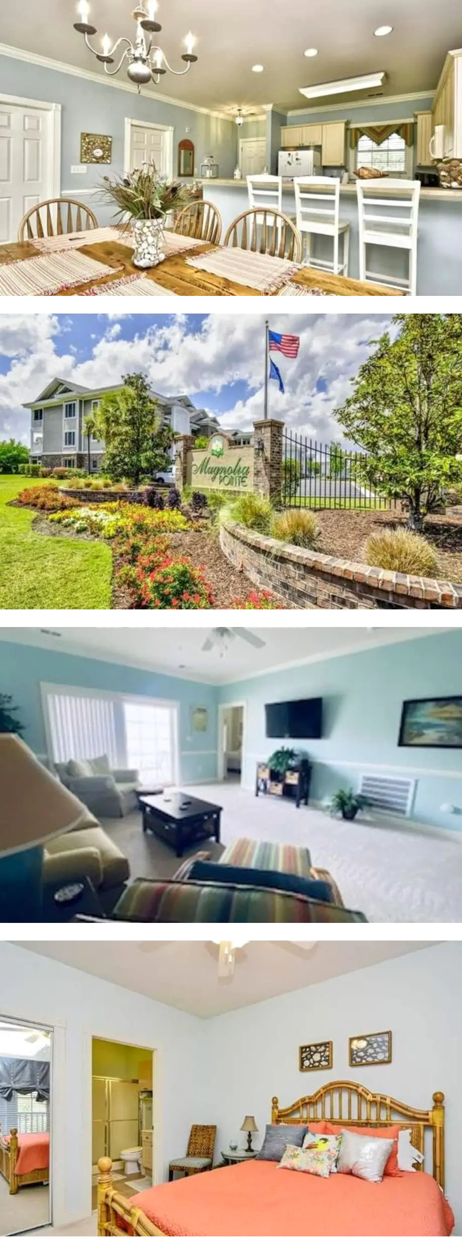 Lake front, Golf resort, 2-bedroom condo 1.5 miles to Beach. Elevator building!