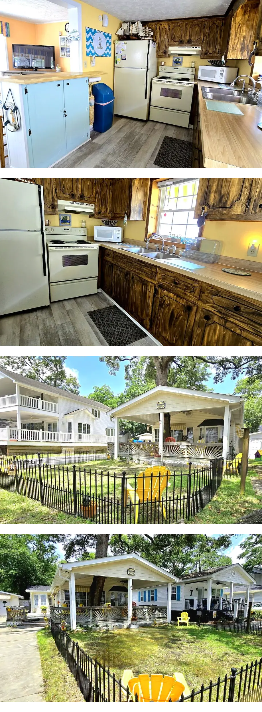 Huge wrap around deck, plus large drivew...