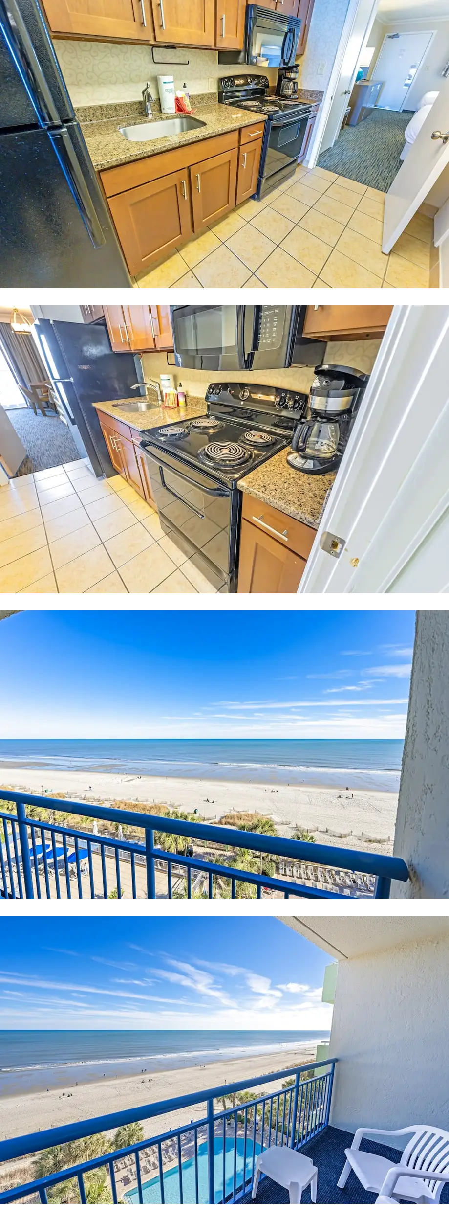 New Oceanfront 1BR with Heated Pools, Co...