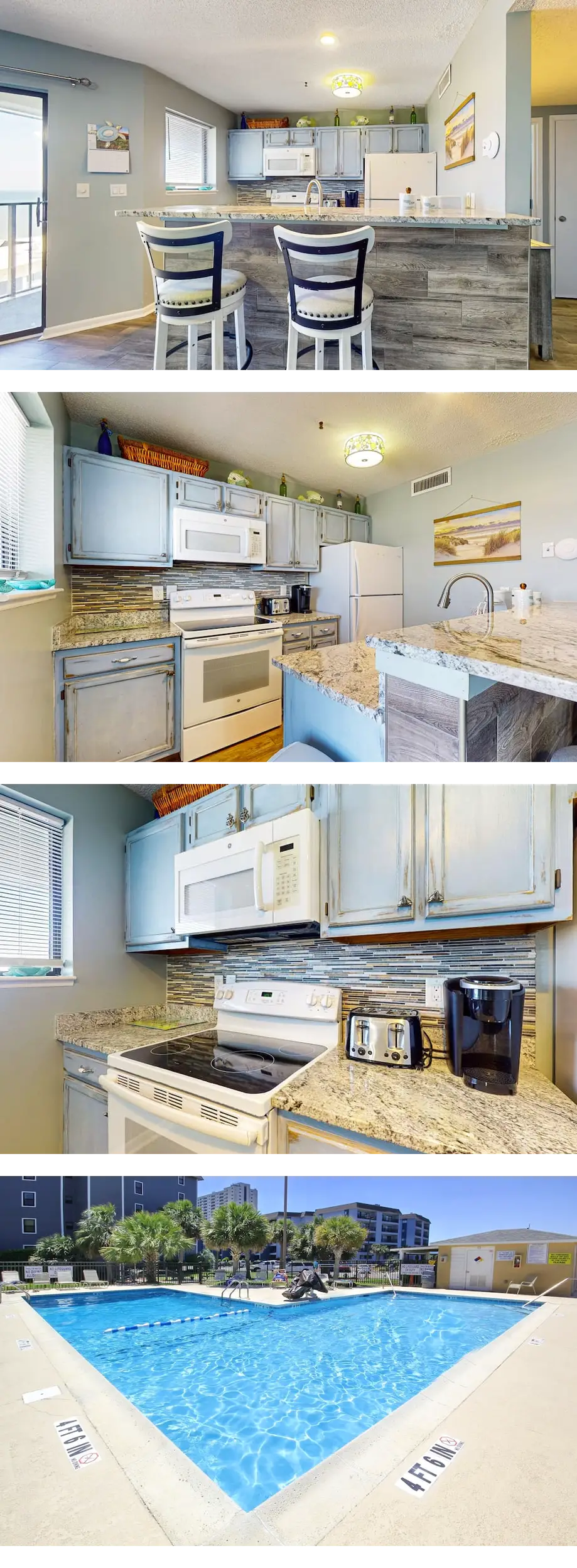 Oceanfront condo with beach access, pool...