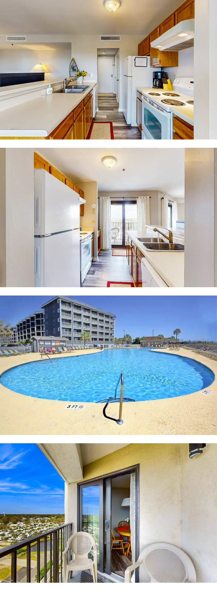 Luxurious oceanfront condo with beach vi...