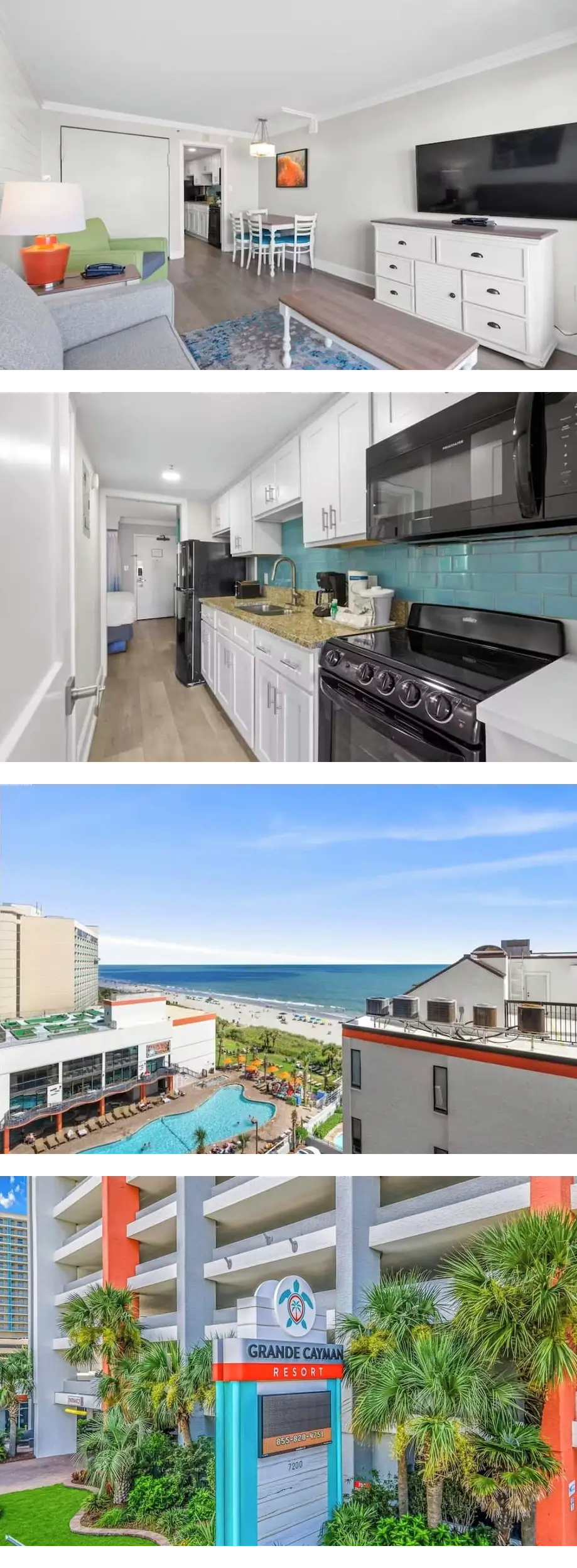 Beach'n 8th Floor 1BR Condo Ocean Front