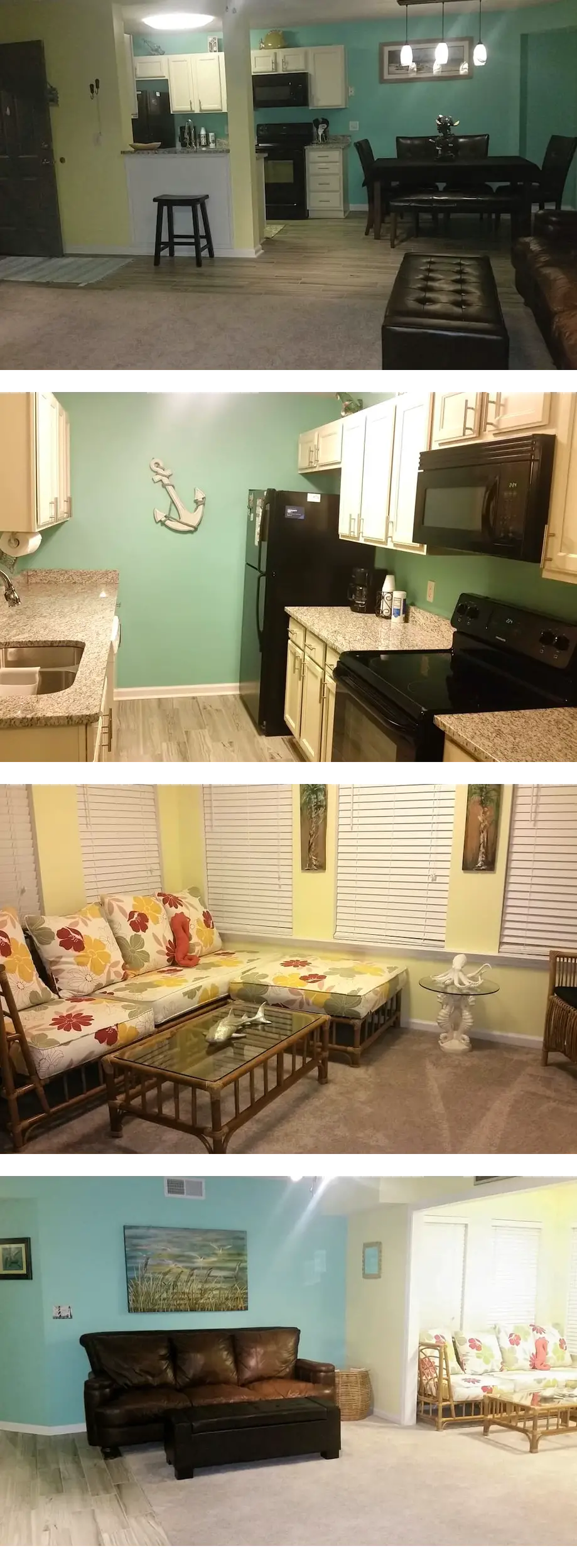 3BR, 2BA, Sleeps 6 ,1st Floor Condo