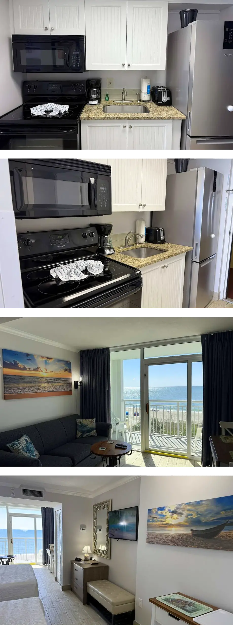 Ocean front one bedroom with an amazing ...