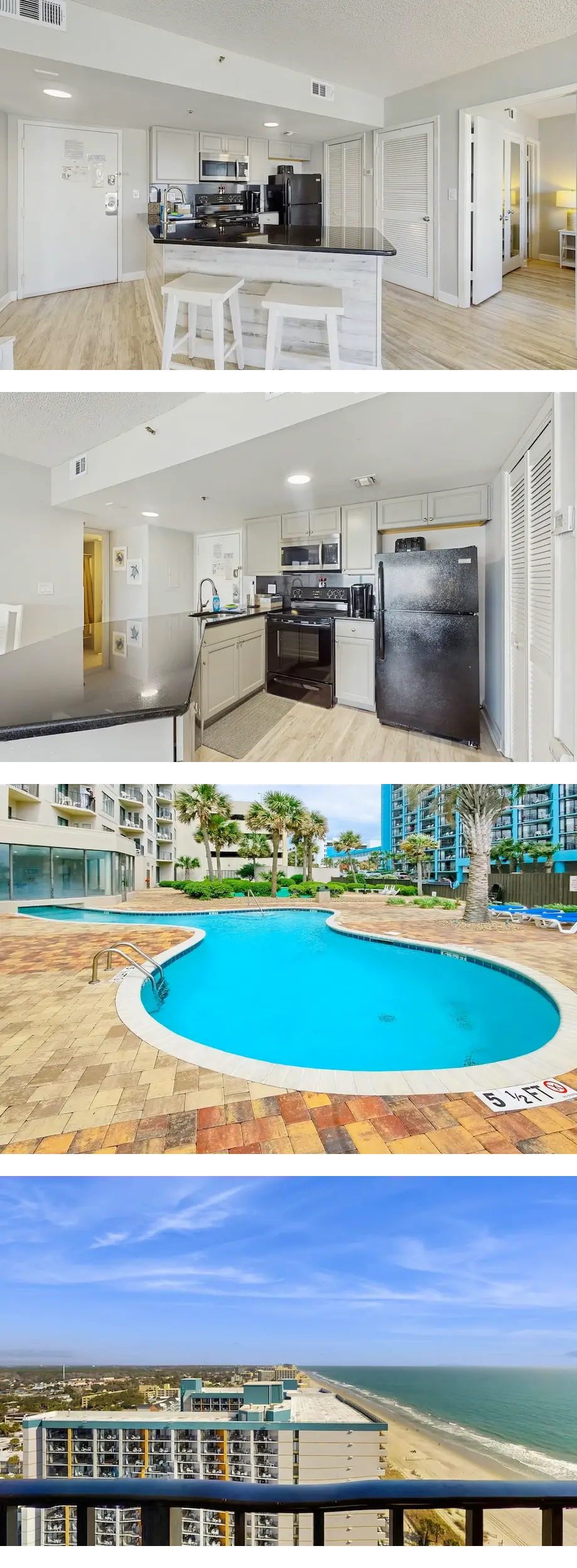 Oceanview condo with pool, hot tub, priv...