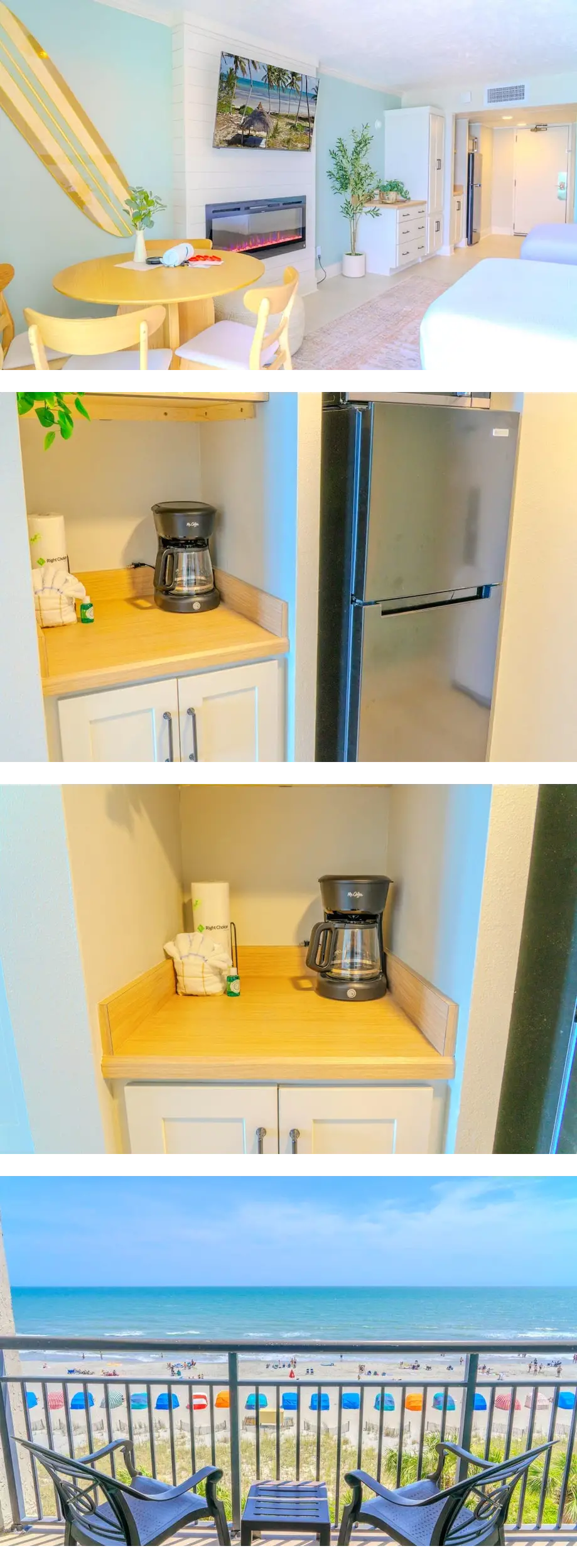 2 Bedroom Oceanfront Condo with Separate...