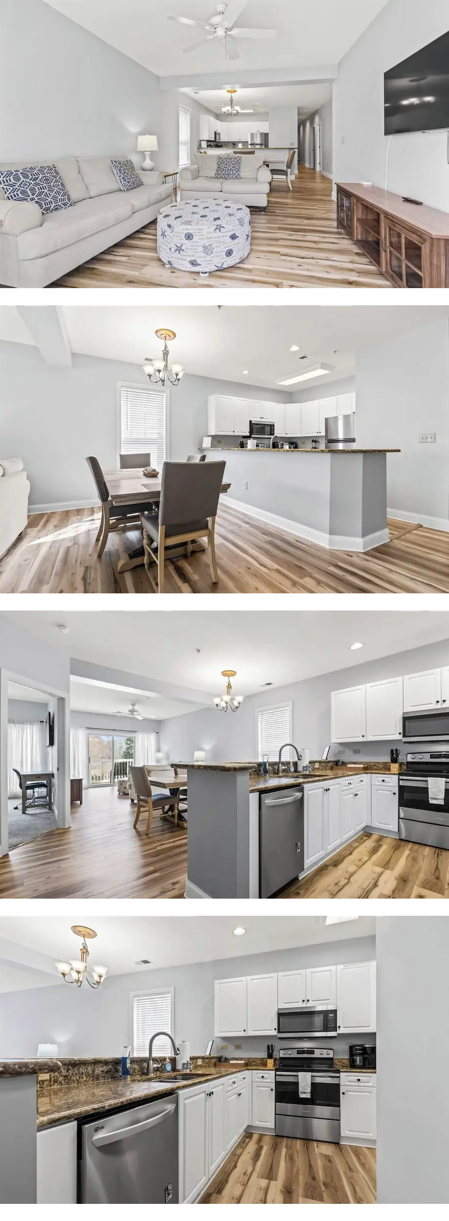 Spacious 3BR/3BA Golf Course Condo, Pool...