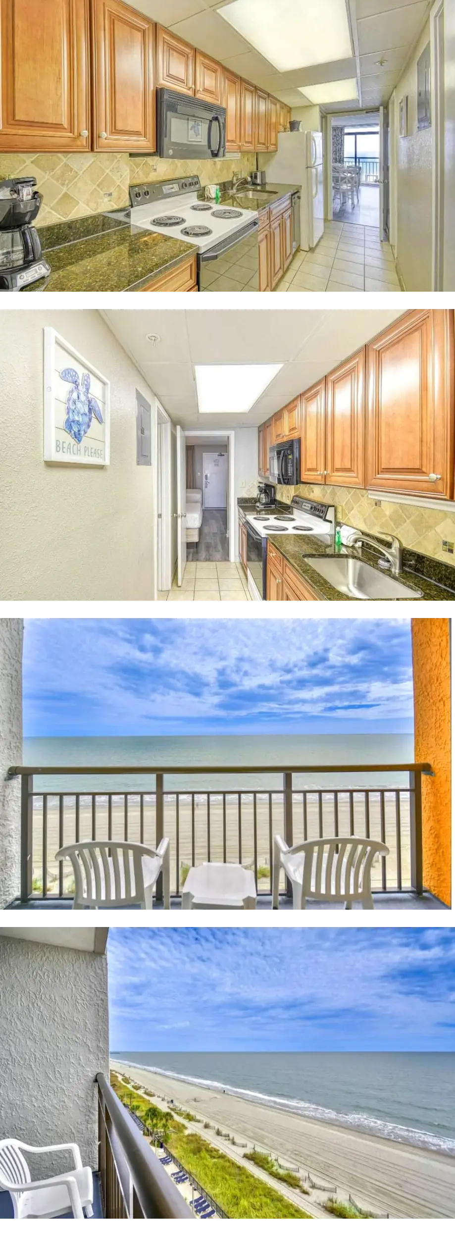 Bright & Airy 1 BR Oceanfront Condo! Lan...