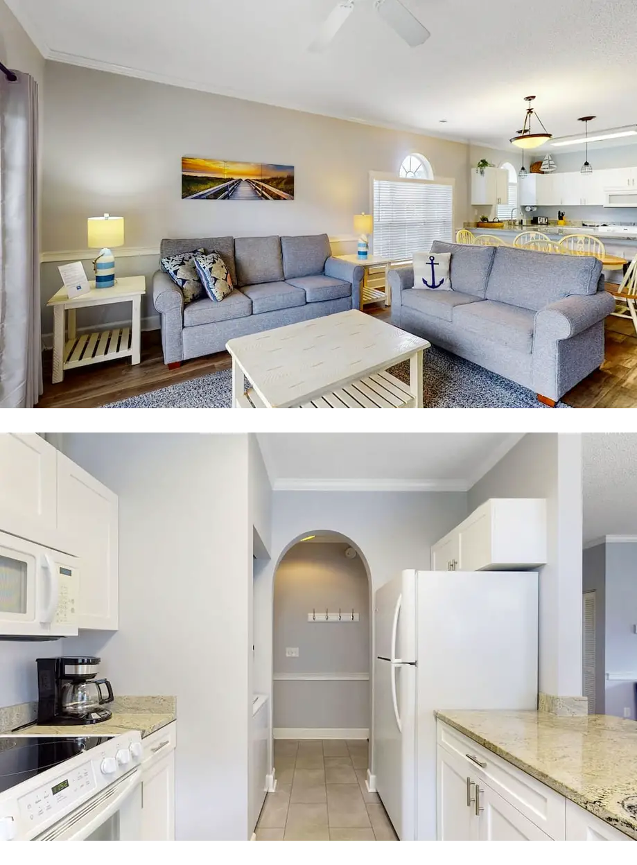 Golf course view condo w/balcony, close ...