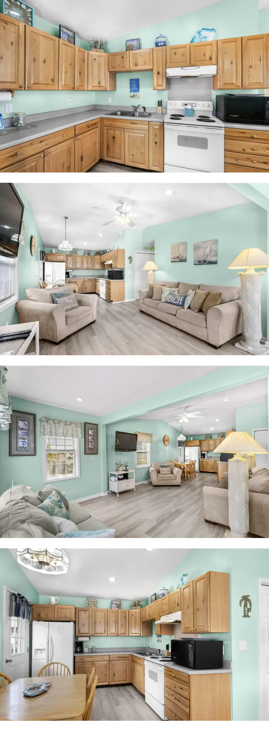 Open + Airy home w/Golf Cart, in Ocean L...