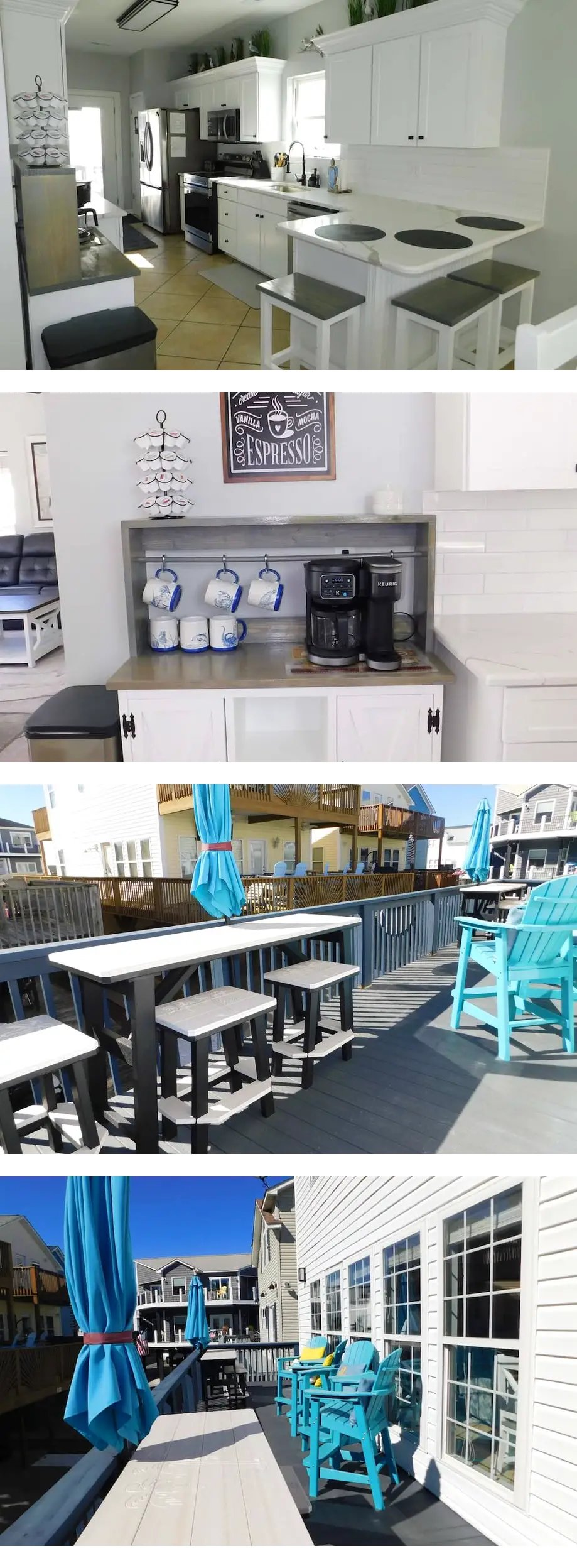 Ocean View Deck: Steps to Beach + 4 King...