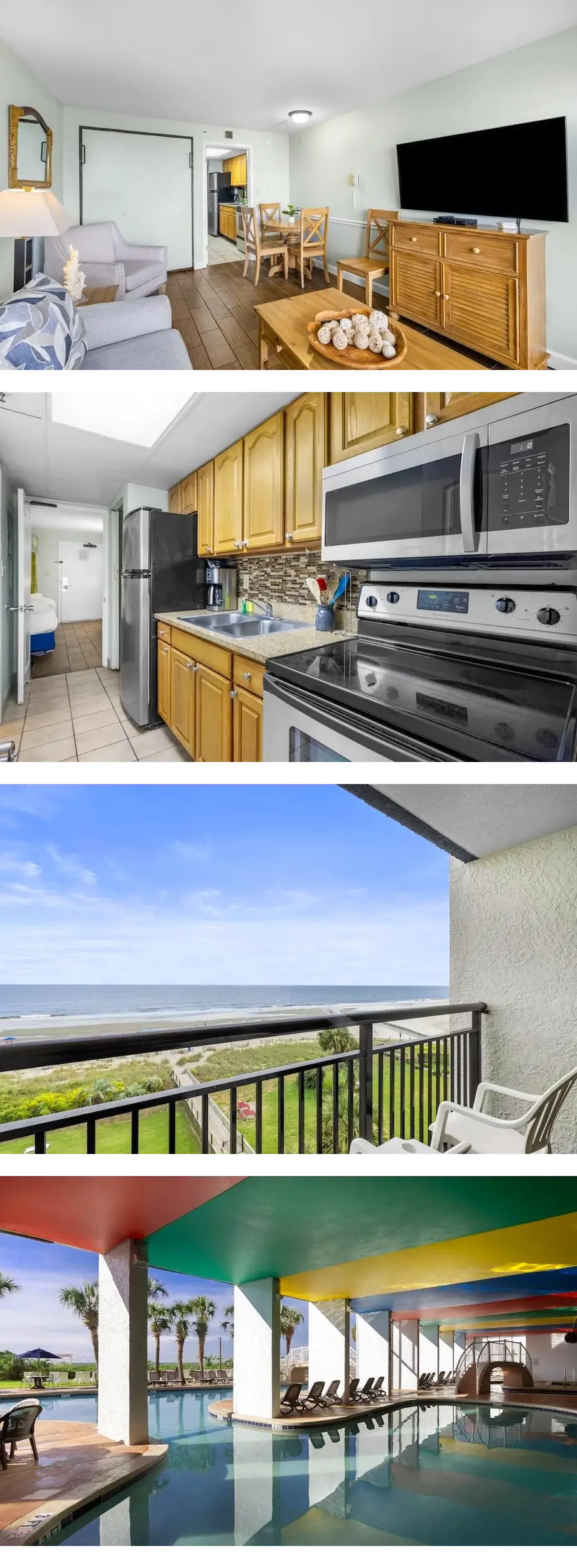 Roomy Oceanfront Suite with 2 Queen Beds...