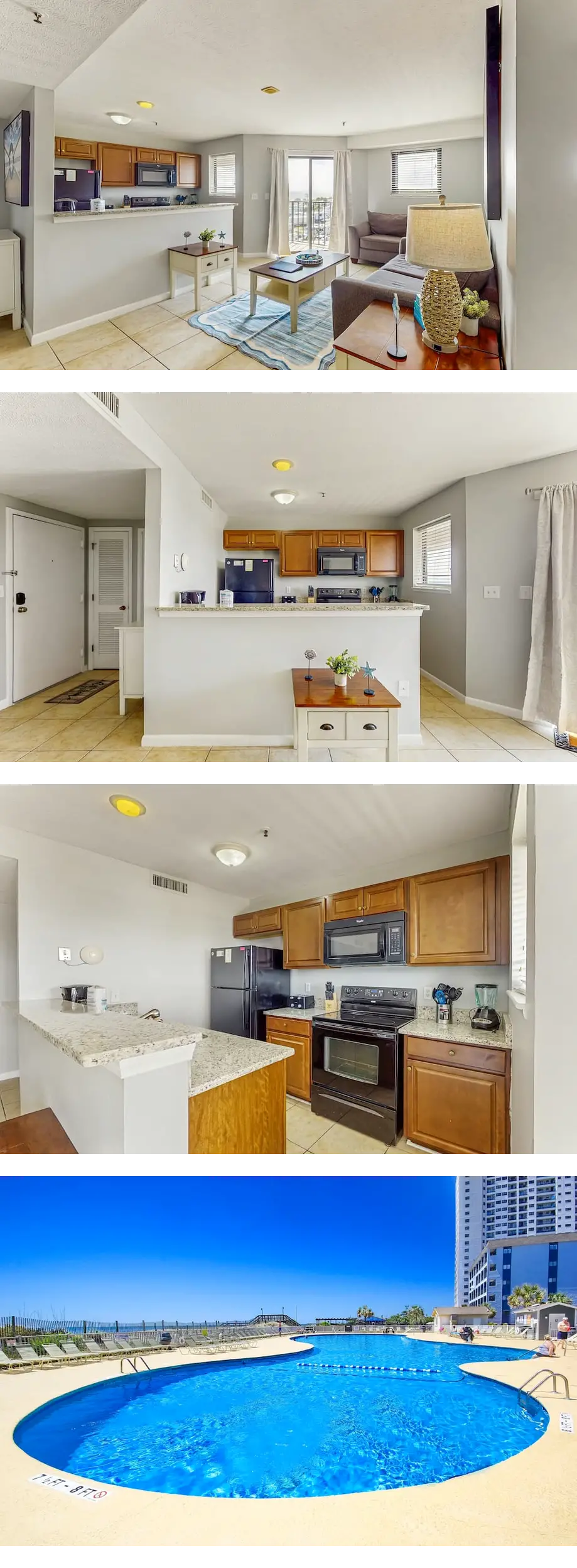 Lovely oceanfront condo with pool, sauna...