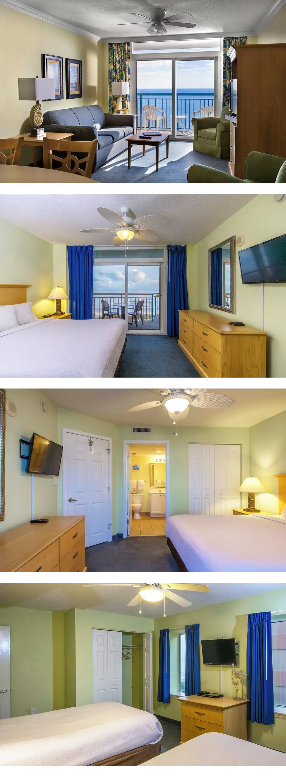 4 Beach Getaway 3 Bedroom Units with Ful...