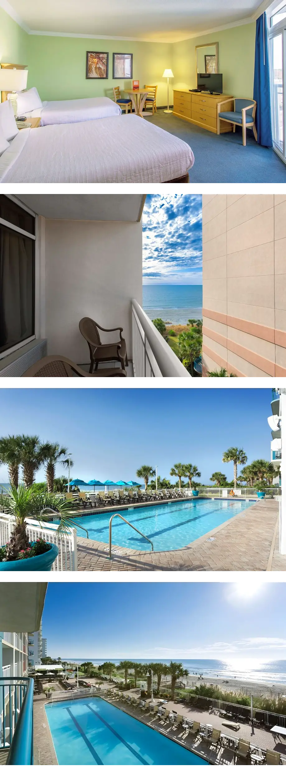 Coastal Vibes Await in 4 Oceanview Rooms...