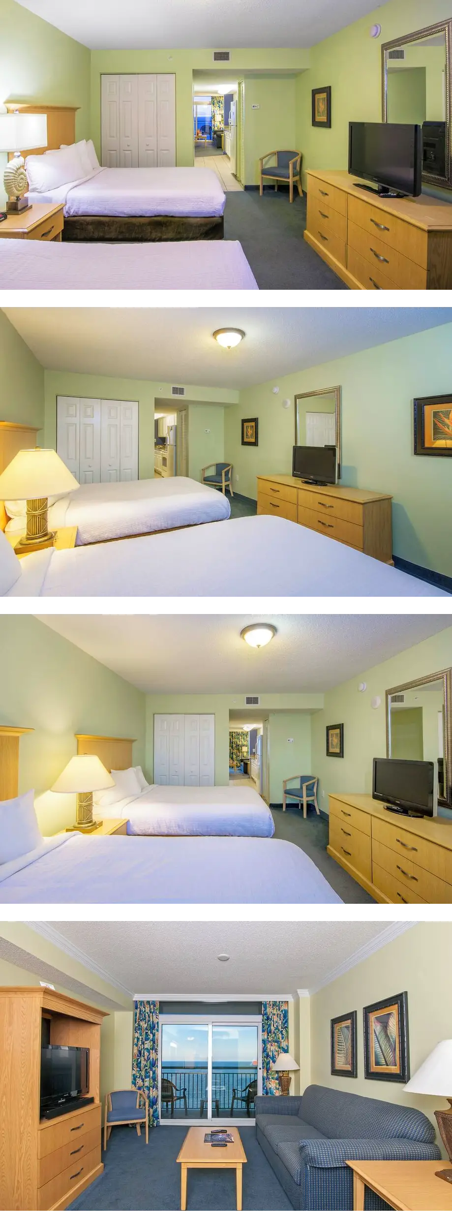 2 Oceanfront Suites w/ Balcony Along Myr...