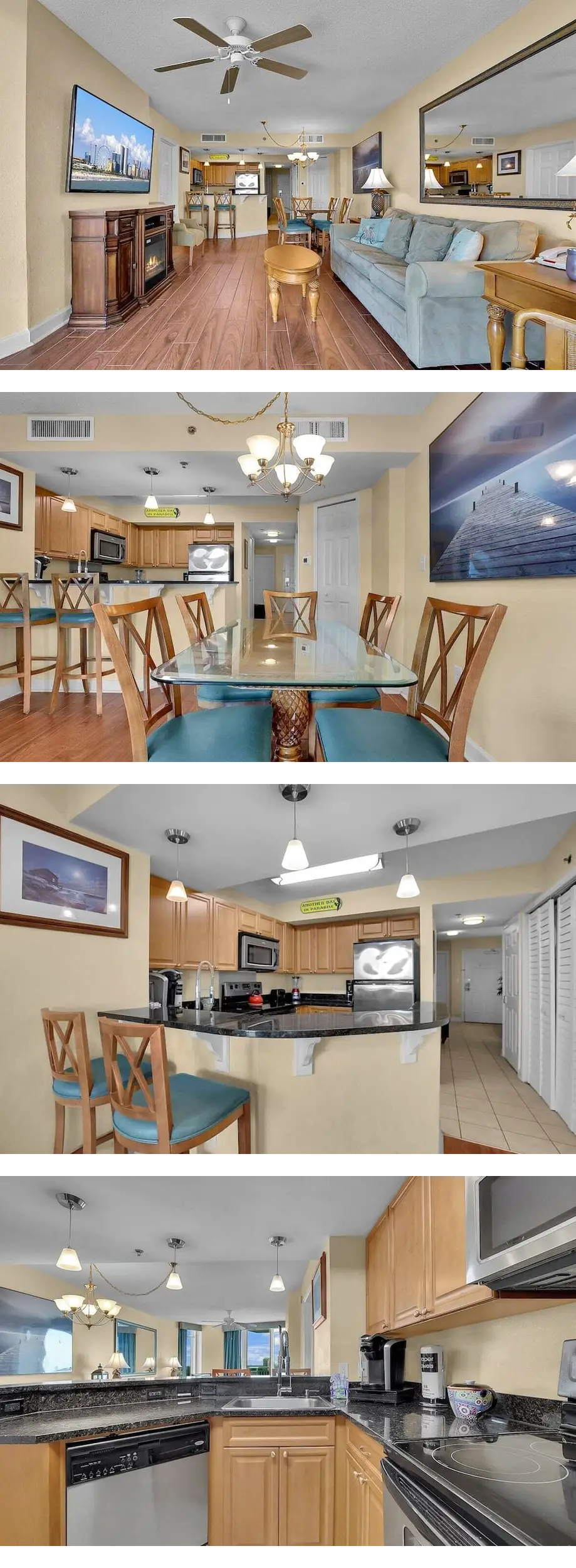 Deluxe & Spacious 3 BR Condo /Great Ocea...