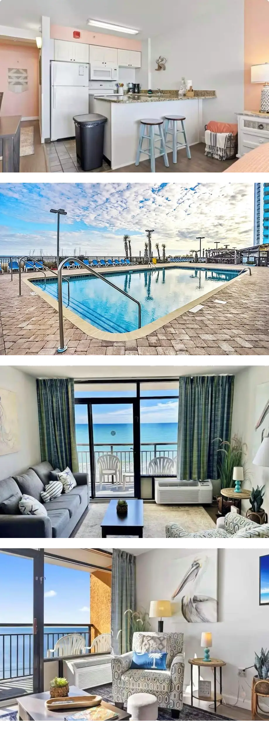 Nautical Nest - Ocean Front Condo with A...