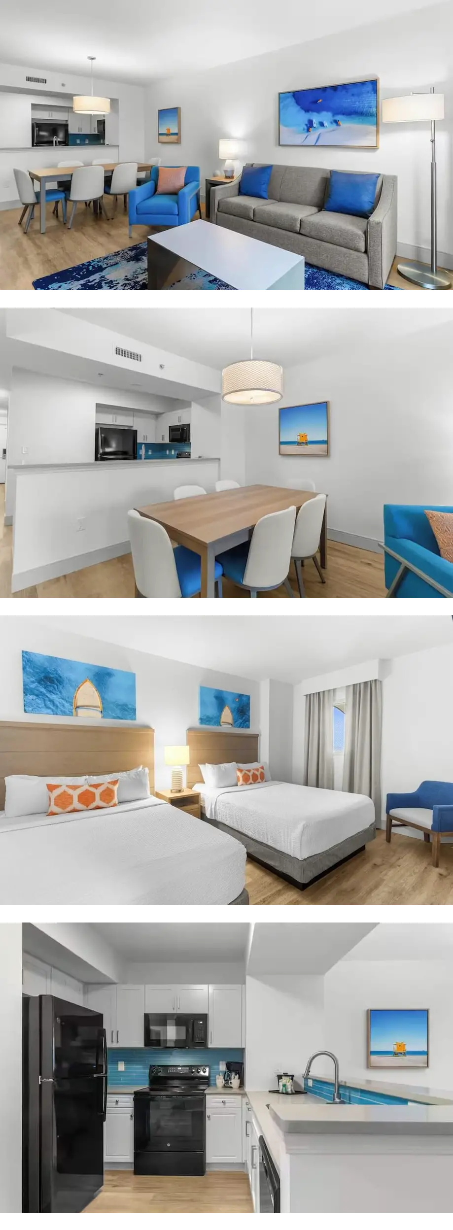 Deluxe 3BR Oceanfront Condo | Balcony, K...