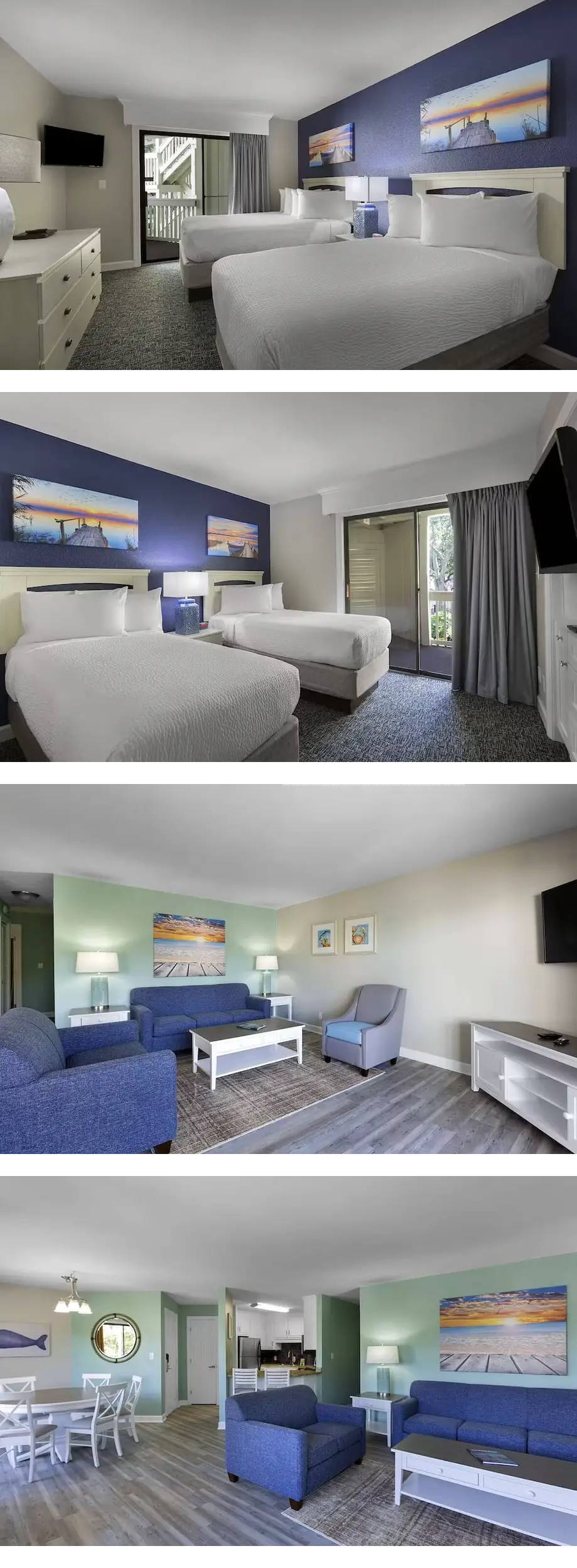 4 Beachfront Units Ideal for Relaxing Wa...