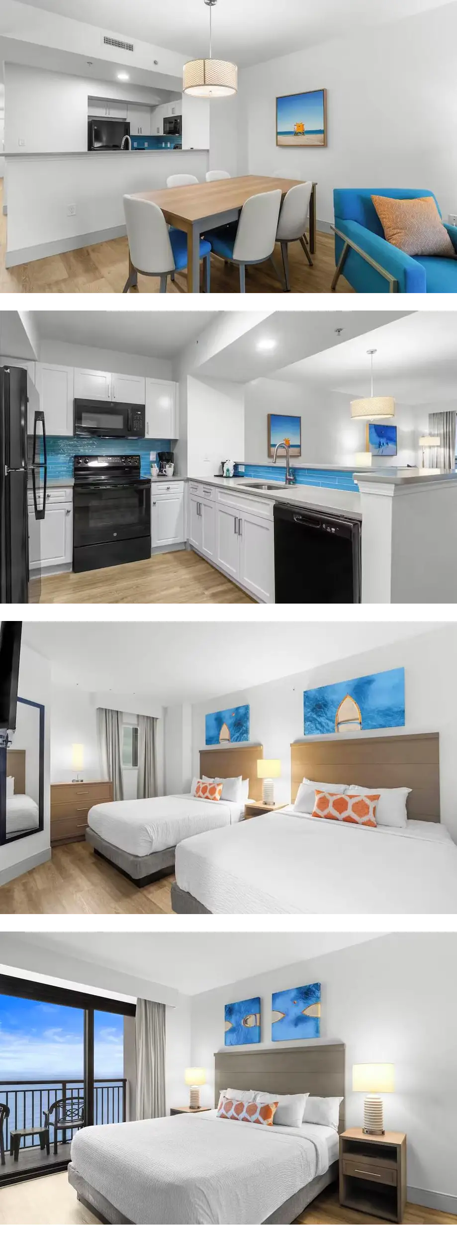 4 Deluxe 2BR Ocean View Condos | Kitchen...